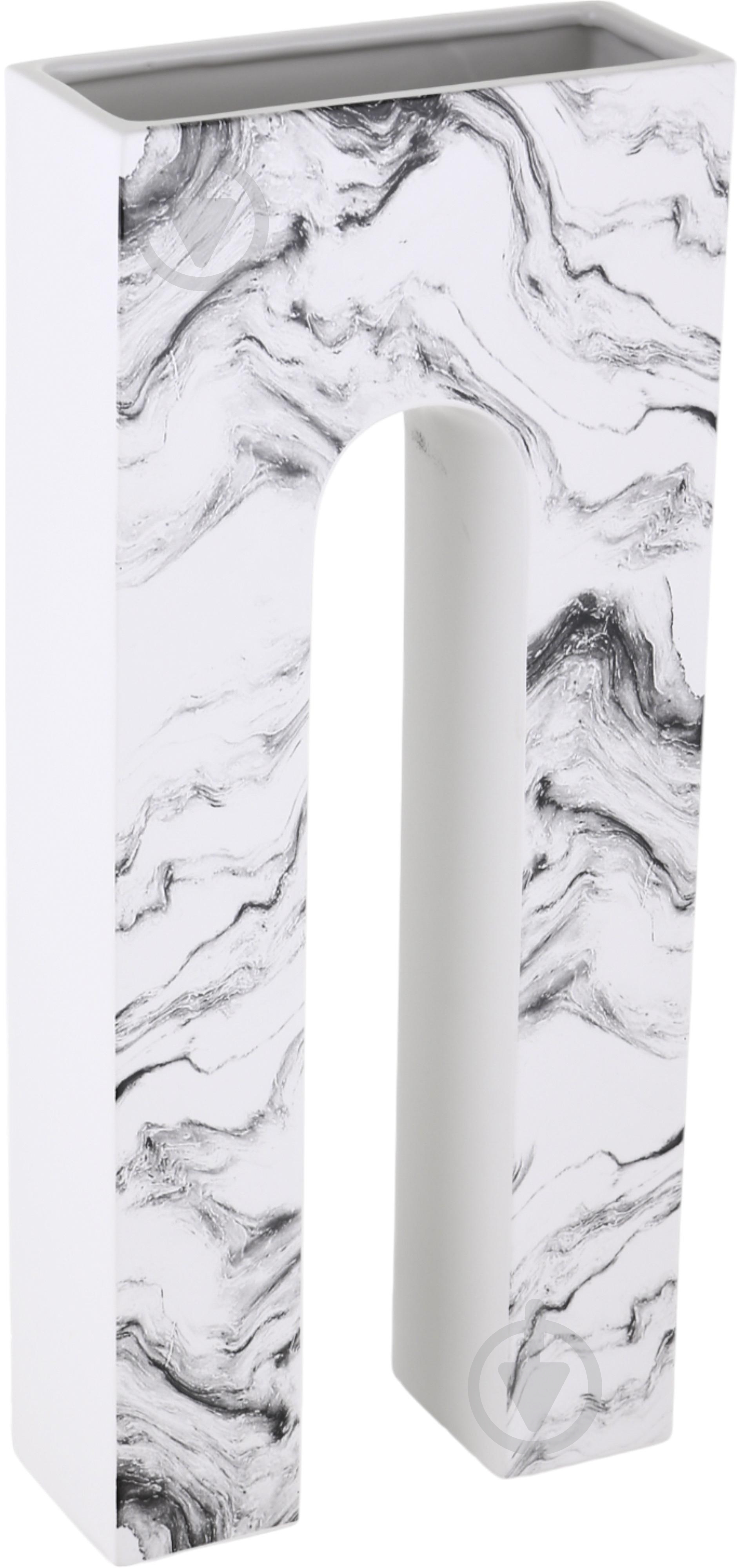 Ваза Inari Mueto 44 см біла K16234 - фото 1 Ваза Inari Mueto 44 см біла K16234 - фото 1