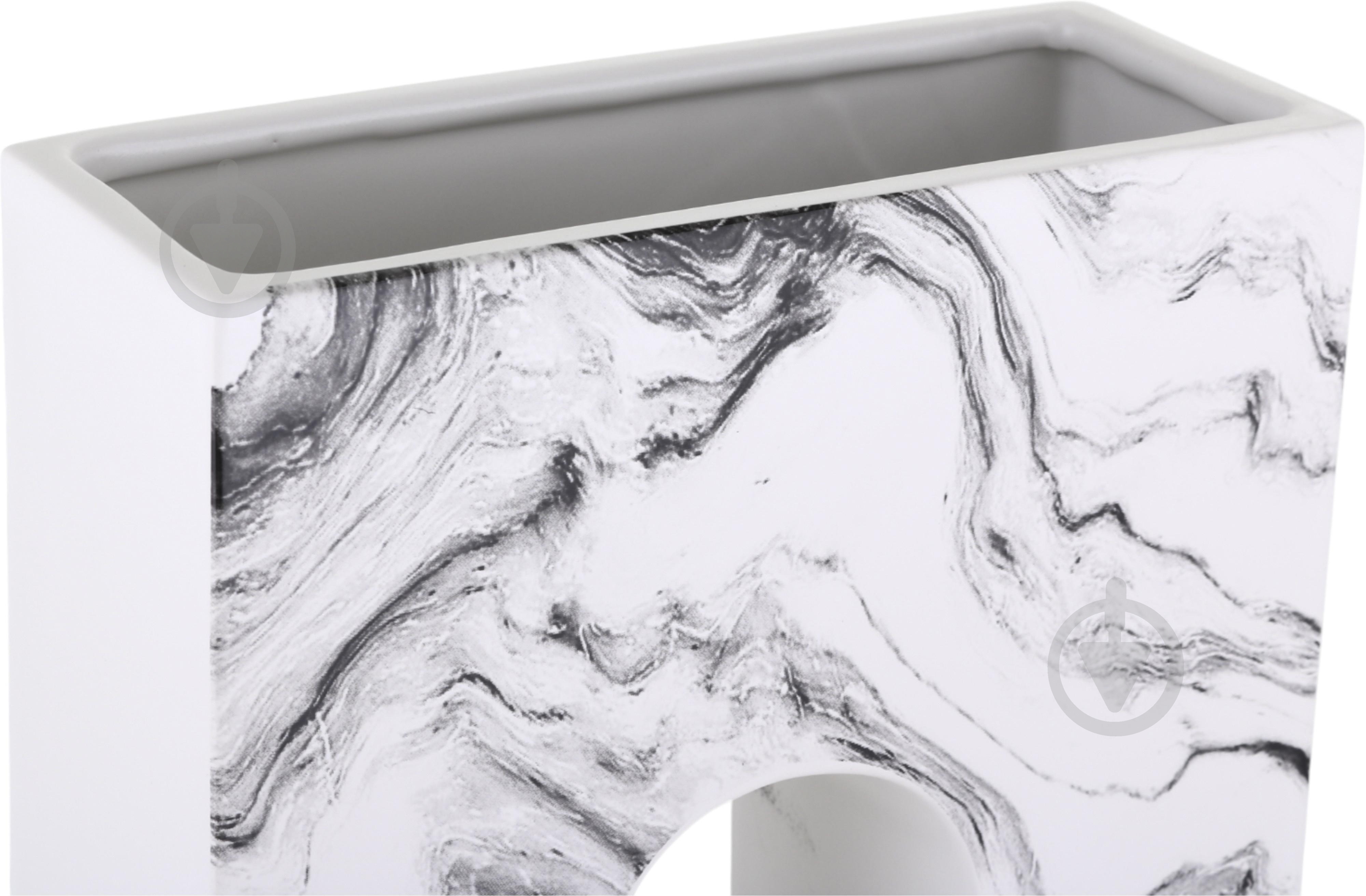 Ваза Inari Mueto 44 см біла K16234 - фото 4 Ваза Inari Mueto 44 см біла K16234 - фото 4