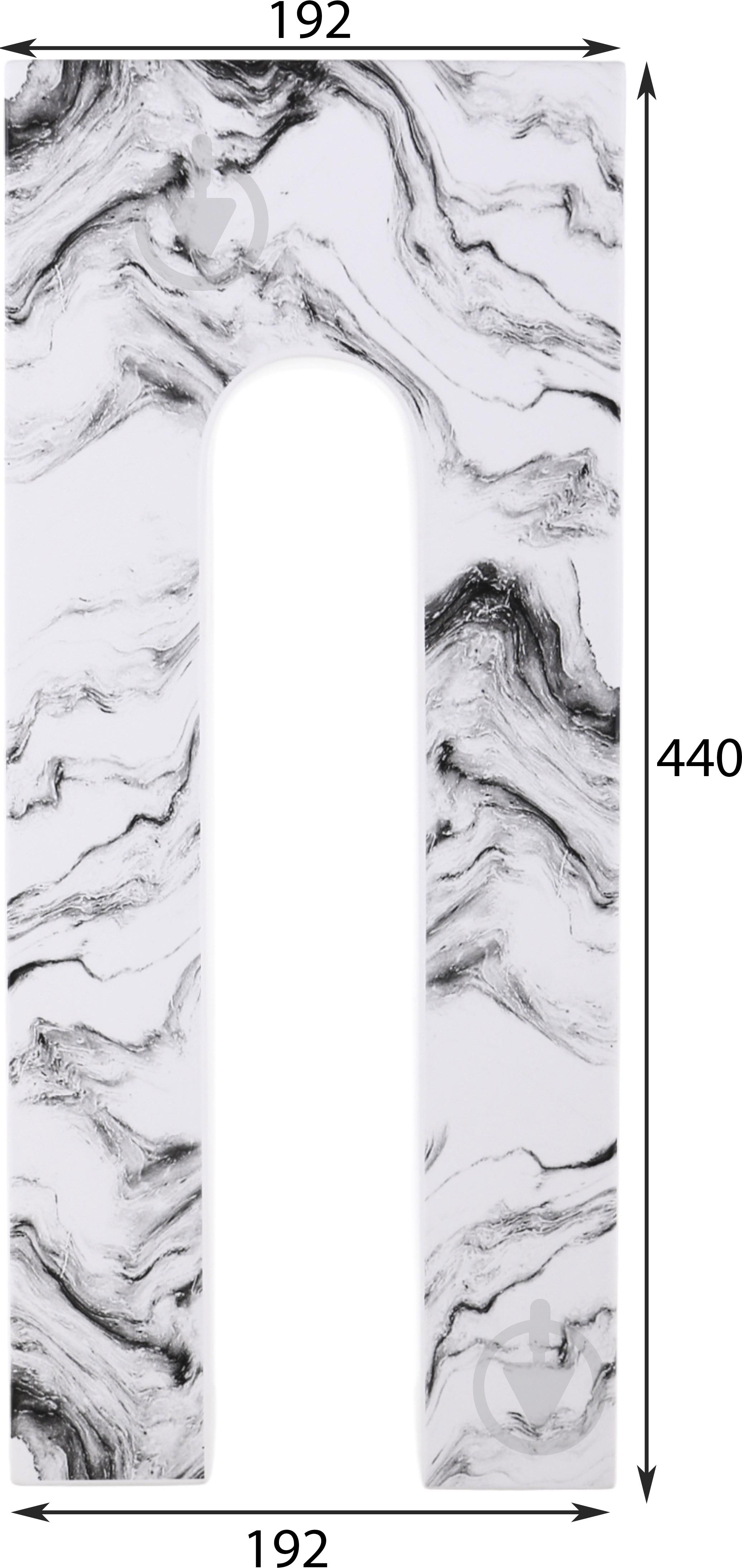 Ваза Inari Mueto 44 см біла K16234 - фото 2 Ваза Inari Mueto 44 см біла K16234 - фото 2