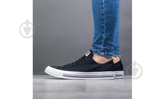 Кеды Converse CTAS OX 159587C р.46 черный - фото 5