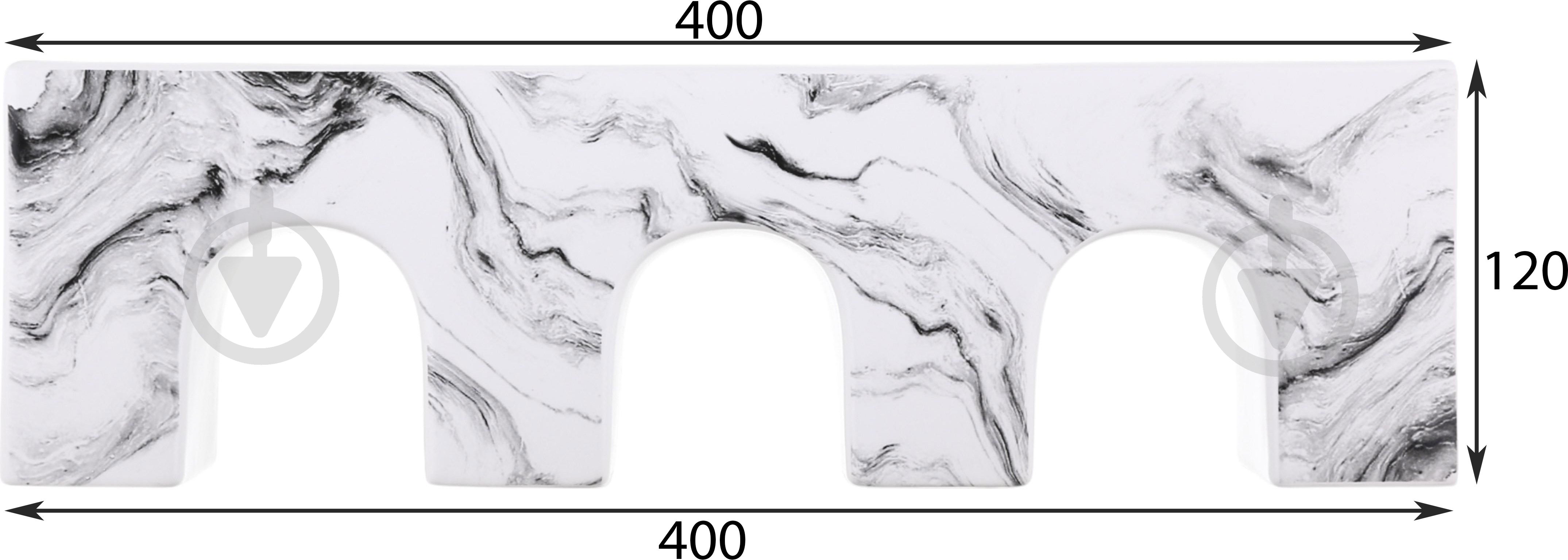 Ваза Inari Mueto 12 см белая K16235 - фото 2