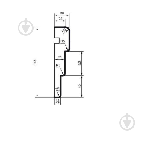 Молдинг Prestige Decor MC 122 2000x145x30 мм - фото 2