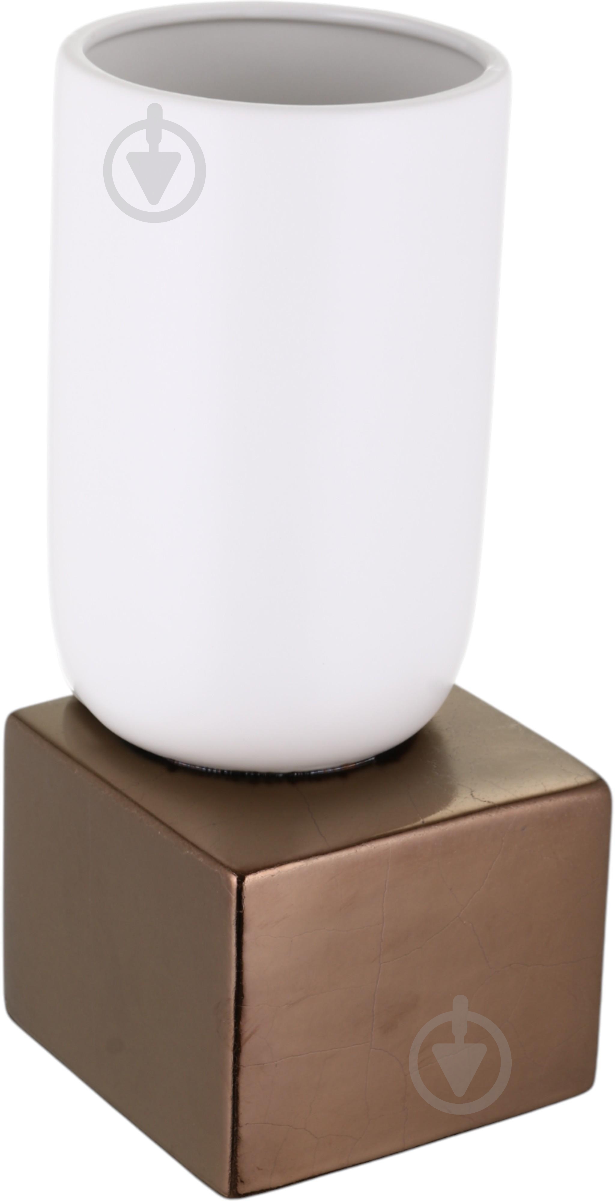 Ваза Inari Stone 33 см белая K13038 - фото 5