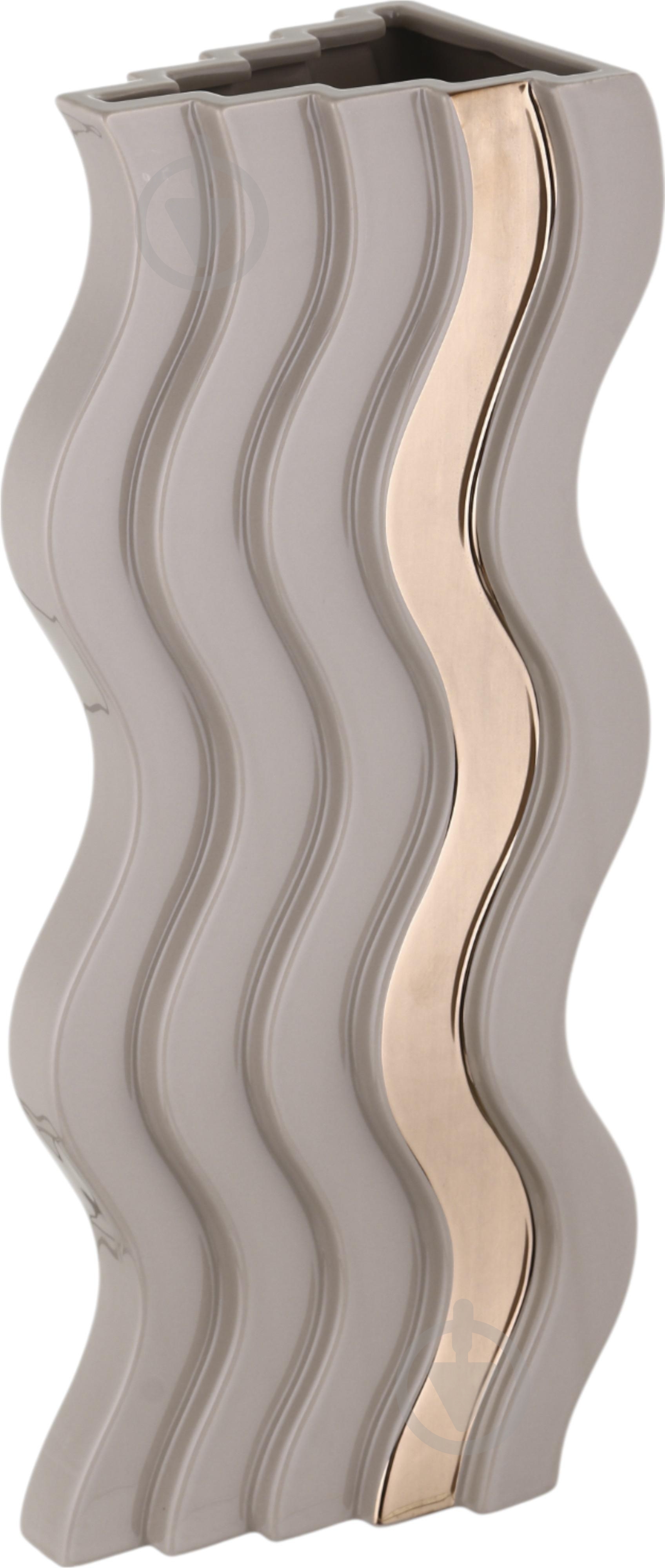 Ваза Inari Nordic 40 см рожева K17059 - фото 1 Ваза Inari Nordic 40 см рожева K17059 - фото 1