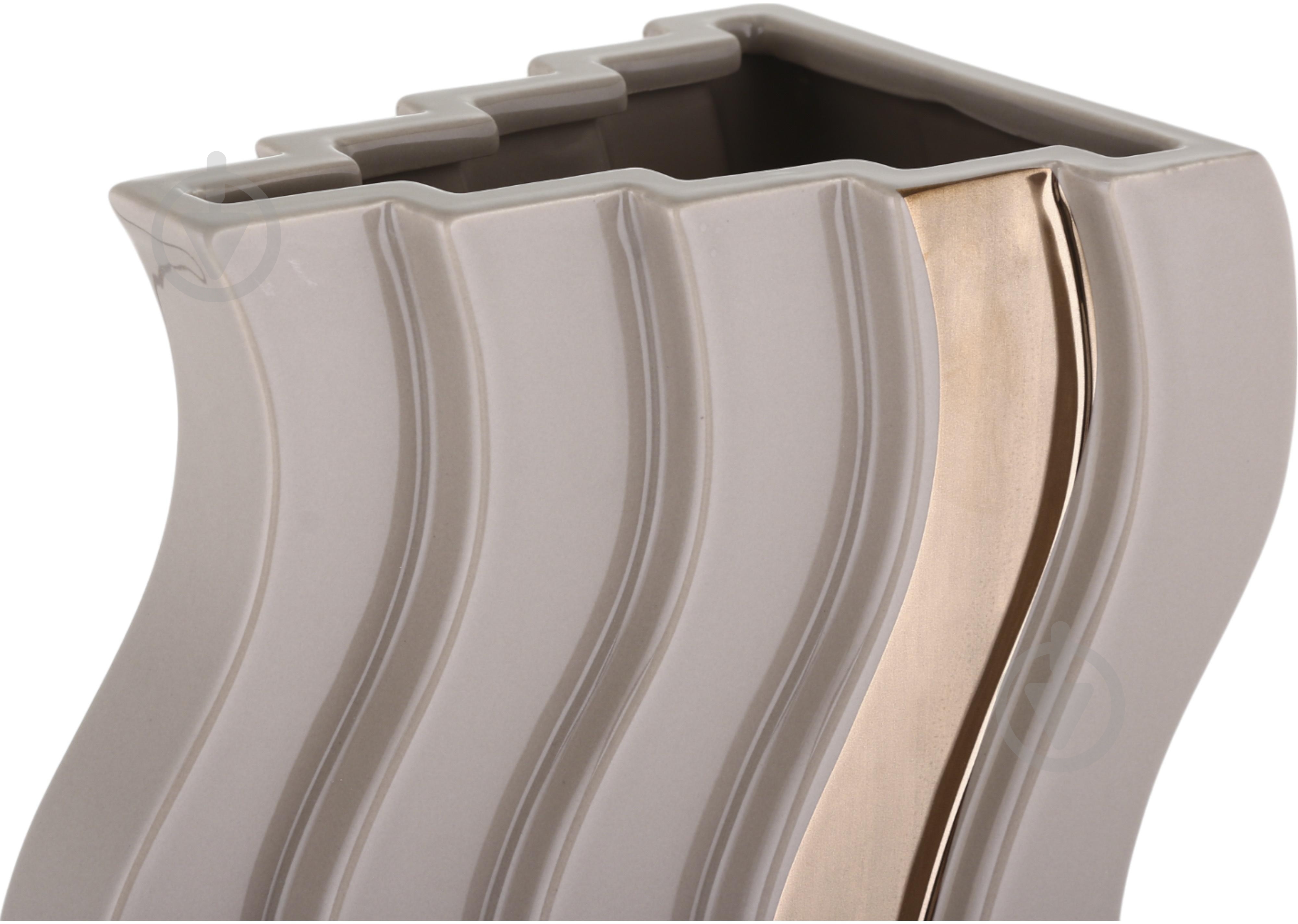 Ваза Inari Nordic 40 см рожева K17059 - фото 3 Ваза Inari Nordic 40 см рожева K17059 - фото 3