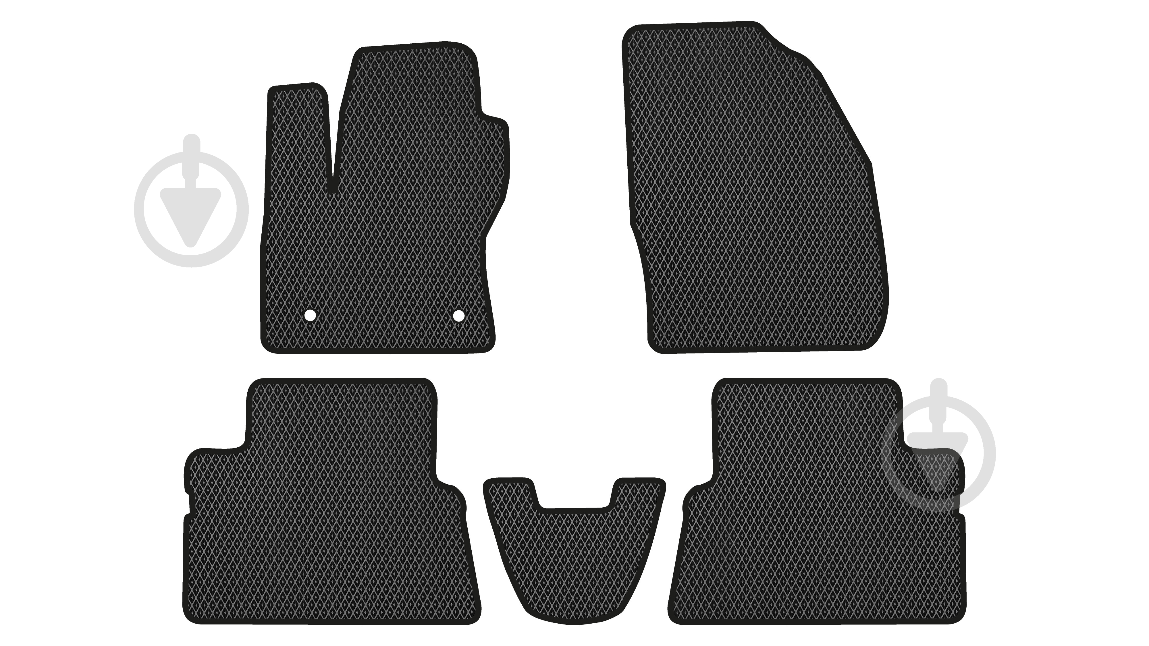 Коврики автомобильные EVAtech Ford Kuga 2008-2012 (FD1866CV5FC2RBB) модельные - фото 1