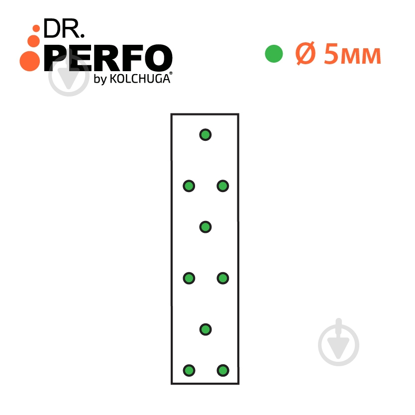 Пластина перфорована Kolchuga 1200х40х2 мм - фото 4