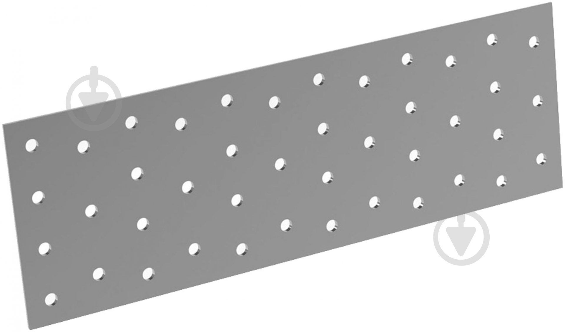 Пластина перфорована Kolchuga 120х40х2 мм - фото 1