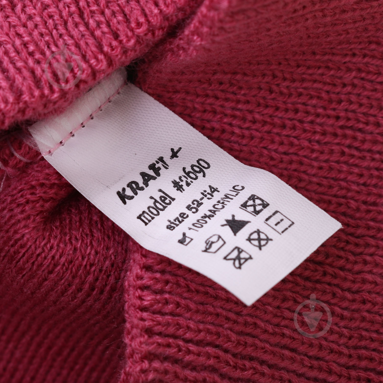 Шапочка детская для девочки Kraft+ арт. 2690 р.52 терракот - фото 4