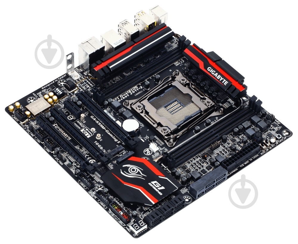 Материнская плата Intel GA-X99M-Gaming 5 (Socket 2011-3, Intel X99, mirco ATX) - фото 3 Материнская плата Intel GA-X99M-Gaming 5 (Socket 2011-3, Intel X99, mirco ATX) - фото 3