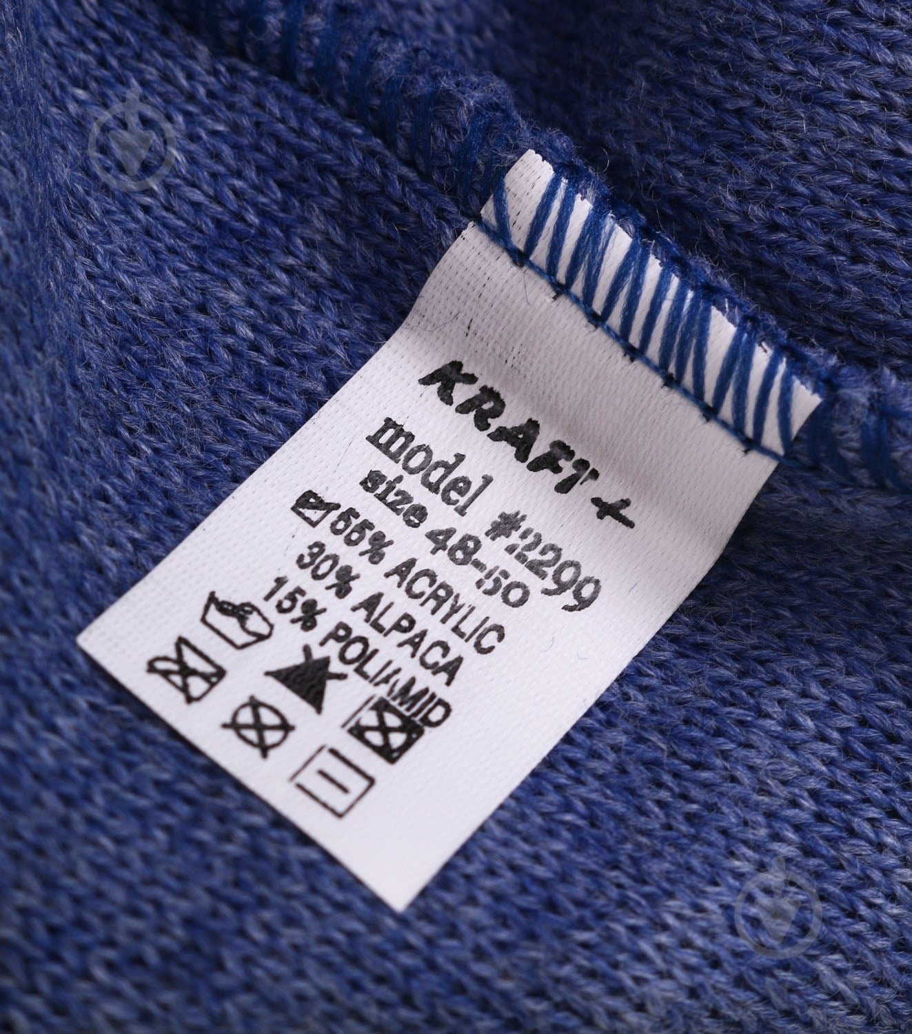 Шапочка детская для мальчика Kraft+ арт. 2299 р.48 джинс - фото 4