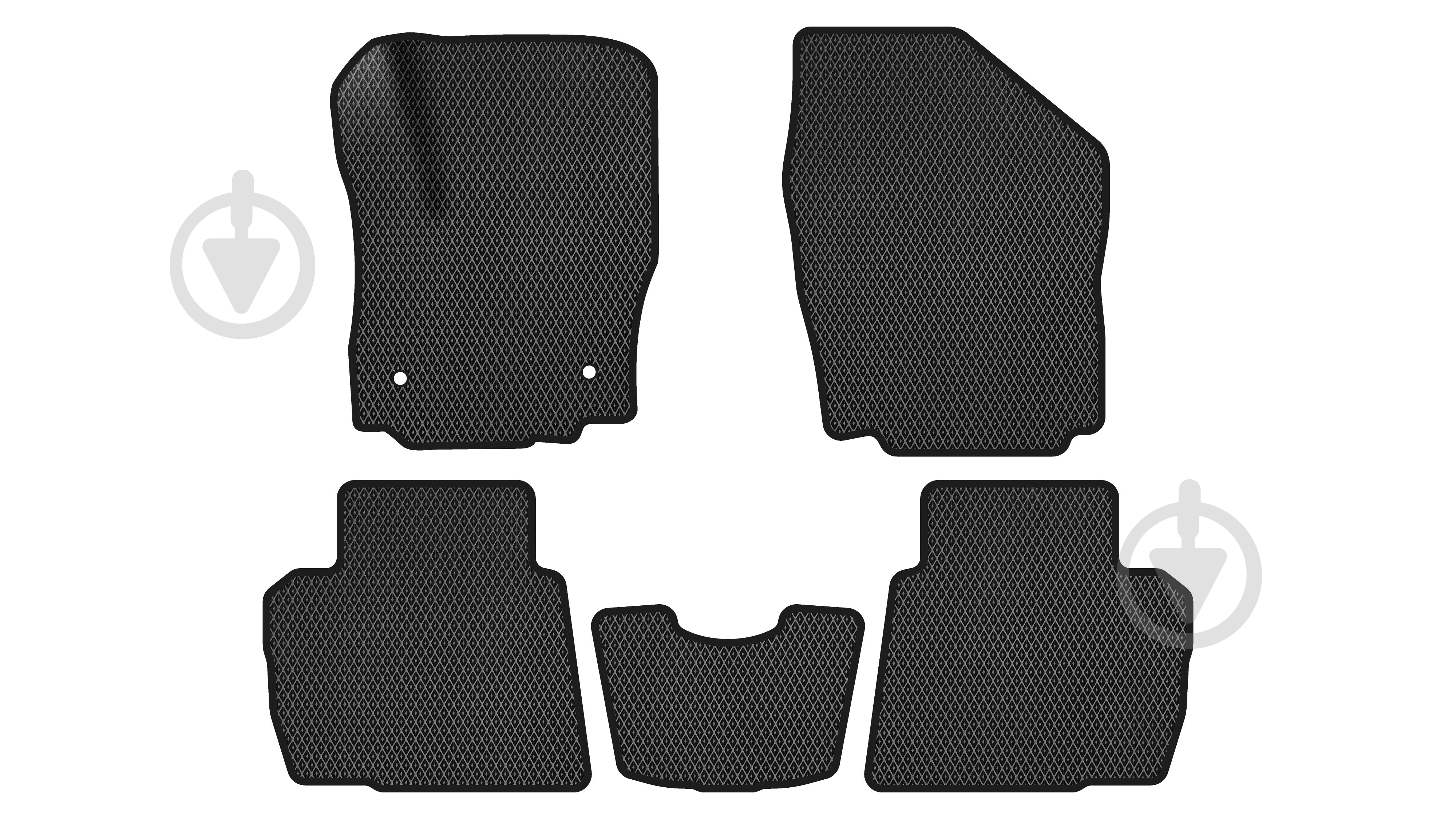 Коврики автомобильные EVAtech Ford Mondeo 2007-2014 (FD3948CE5FC2RBB) модельные - фото 1 Коврики автомобильные EVAtech Ford Mondeo 2007-2014 (FD3948CE5FC2RBB) модельные - фото 1