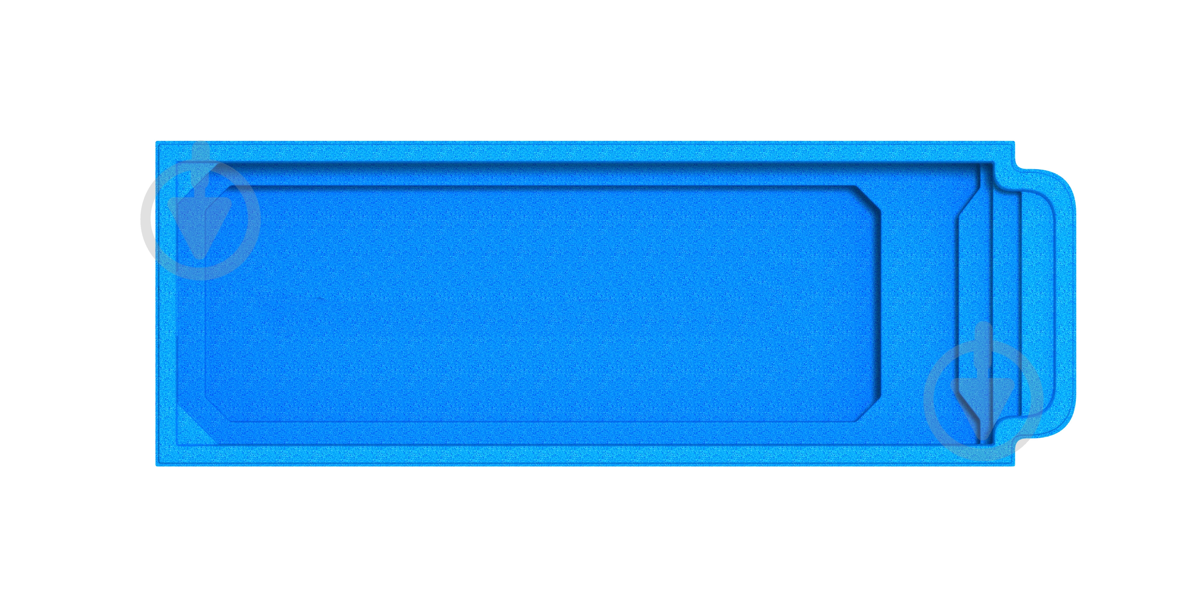 Бассейн стекловолоконный Favorit Атлантида 8 Экстра - фото 3 Бассейн стекловолоконный Favorit Атлантида 8 Экстра - фото 3