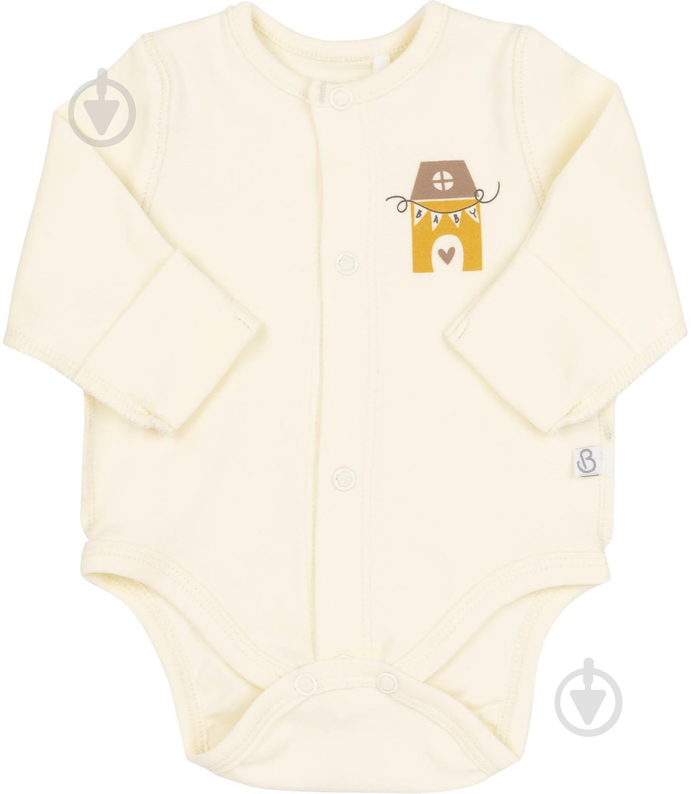 Боді унісекс Bembi БД202 р.62 світло-жовтий 1202701132.B0F - фото 1