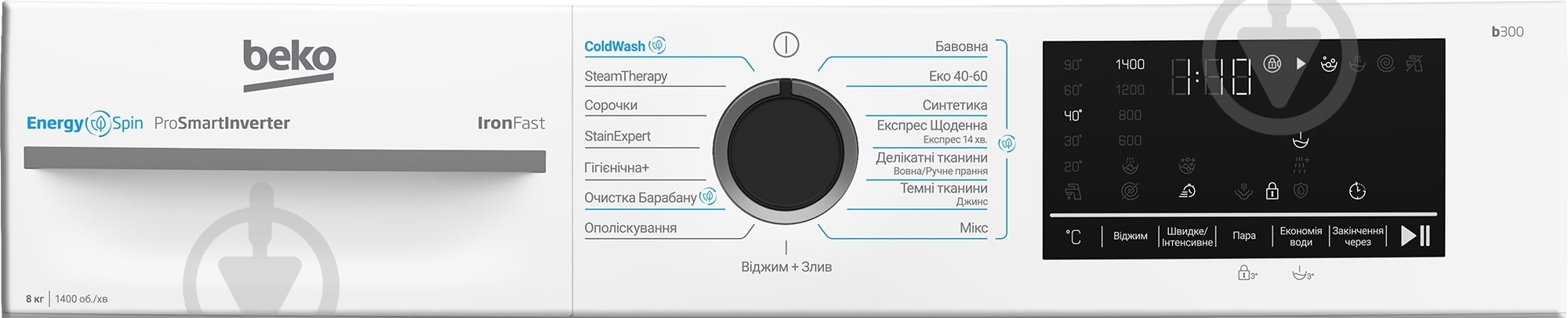 Стиральная машина Beko BM3WFSU 48415 WB - фото 8