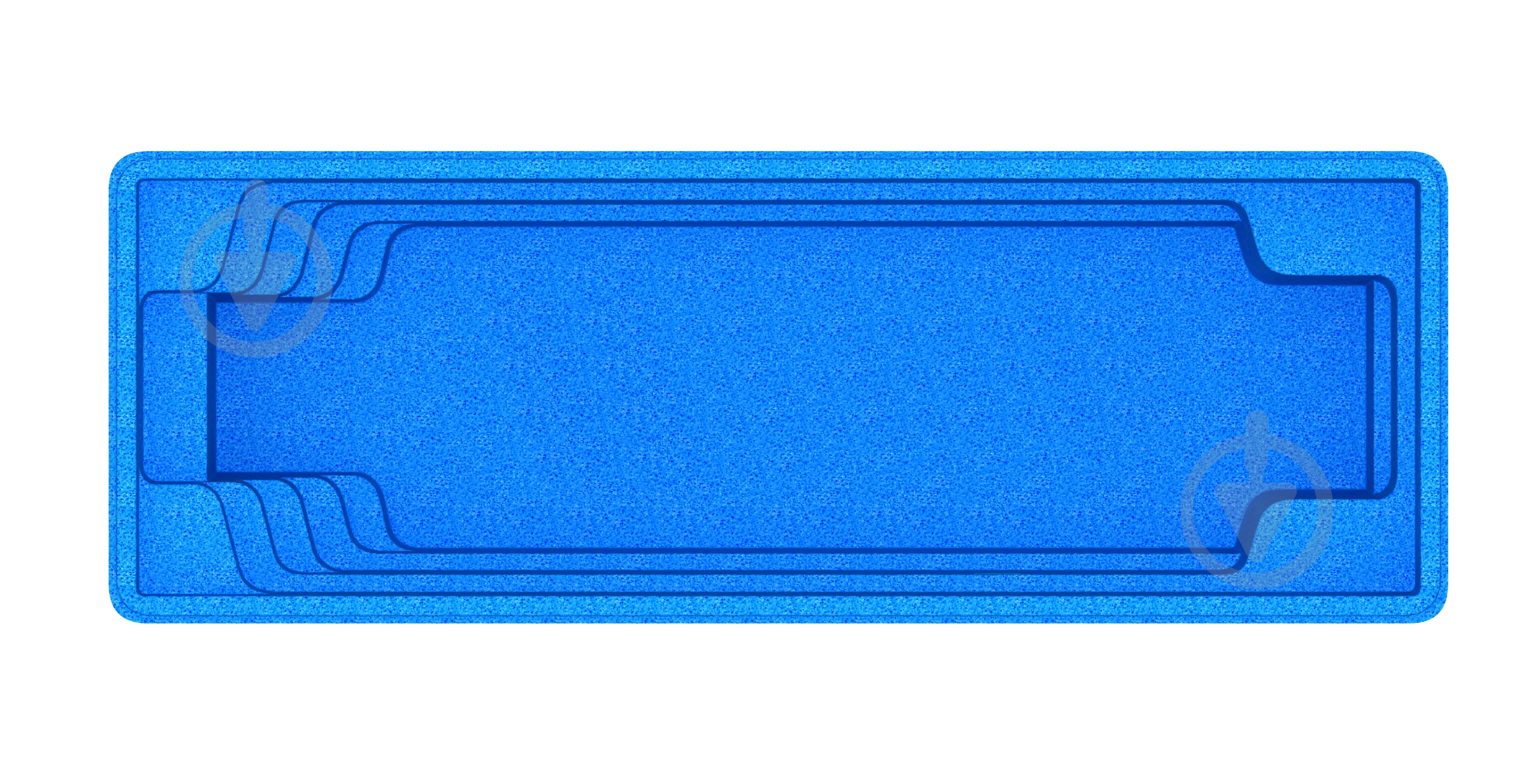 Бассейн стекловолоконный Favorit Оскар 10 Экстра - фото 3