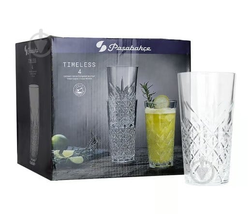 Набор стаканов Pasabahce Timeless 470 мл 4 шт. - фото 1 Набор стаканов Pasabahce Timeless 470 мл 4 шт. - фото 1