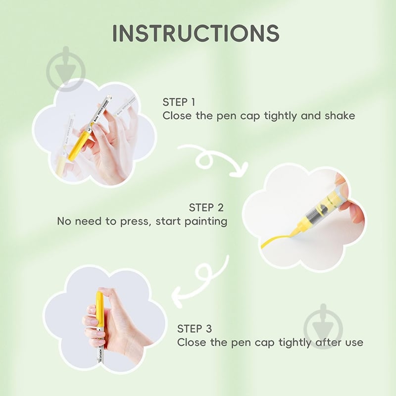 Маркер акриловий Arrtx AACM-0936A LC304042 - фото 2