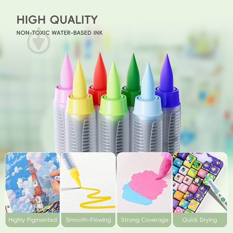 Маркер акриловий Arrtx AACM-0936A LC304042 - фото 6