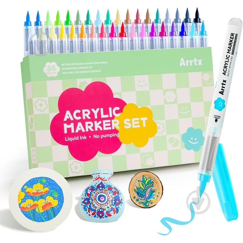 Маркер акриловий Arrtx AACM-0936A LC304042 - фото 1