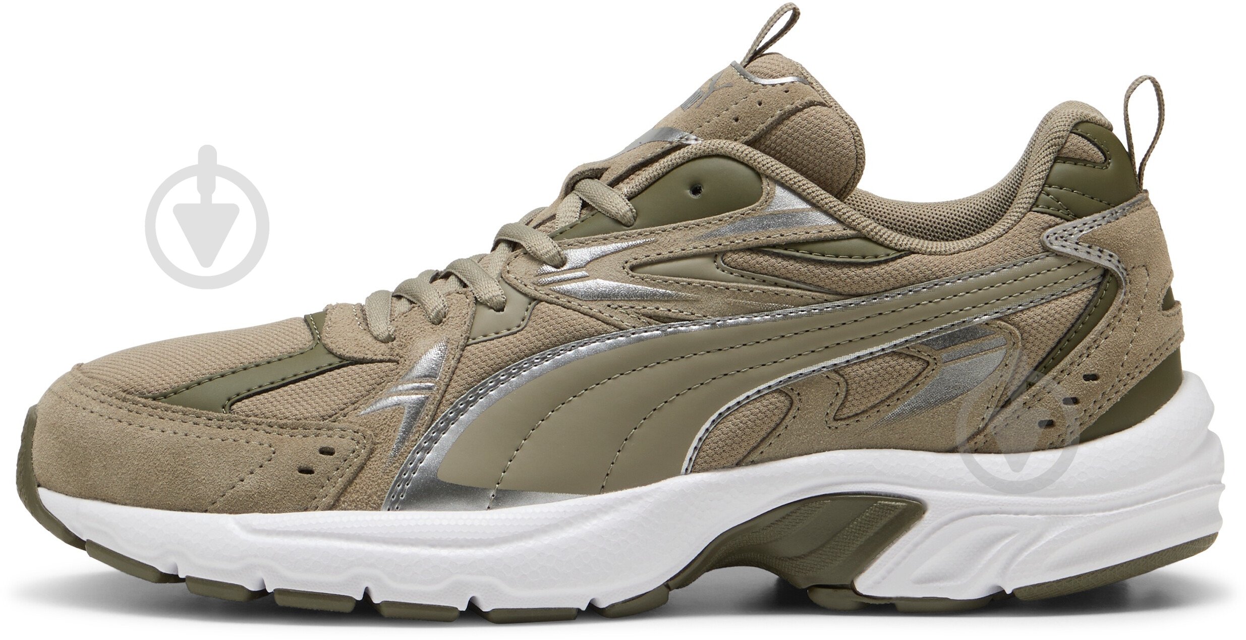 Кроссовки мужские Puma MILENIO TECH SUEDE 39348915 р.44,5 хаки - фото 1