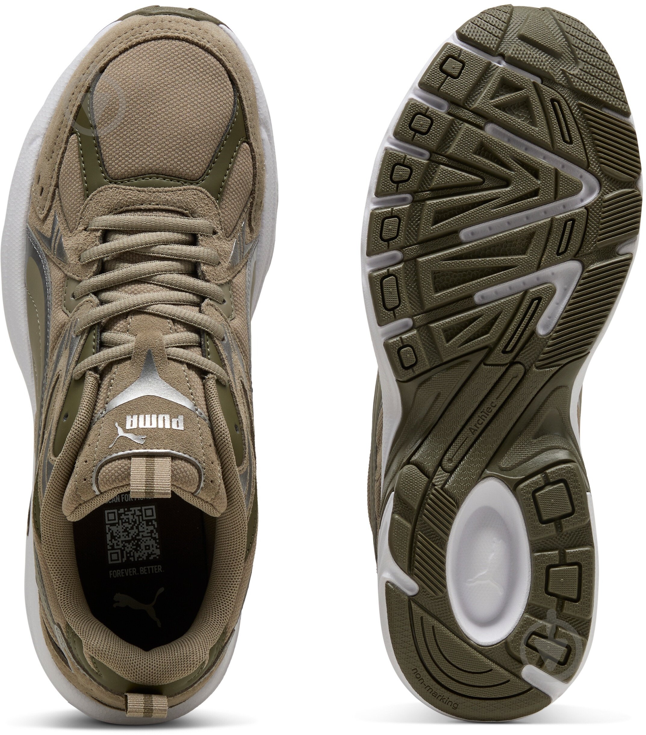 Кроссовки мужские Puma MILENIO TECH SUEDE 39348915 р.44,5 хаки - фото 6