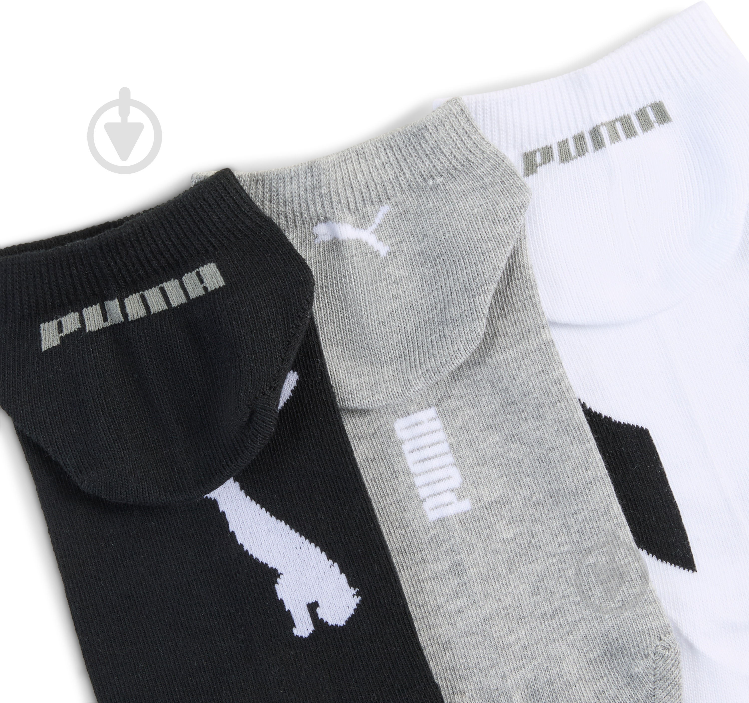 Носки Puma UNISEX LIFESTYLE SNEAKERS 3P 93862502 р.35-38 белый - фото 2 Носки Puma UNISEX LIFESTYLE SNEAKERS 3P 93862502 р.35-38 белый - фото 2