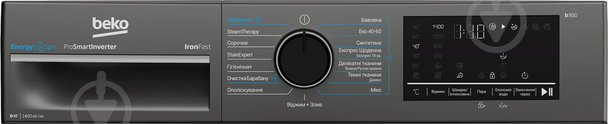 Стиральная машина Beko B3WFU48415MGB2 - фото 5 Стиральная машина Beko B3WFU48415MGB2 - фото 5