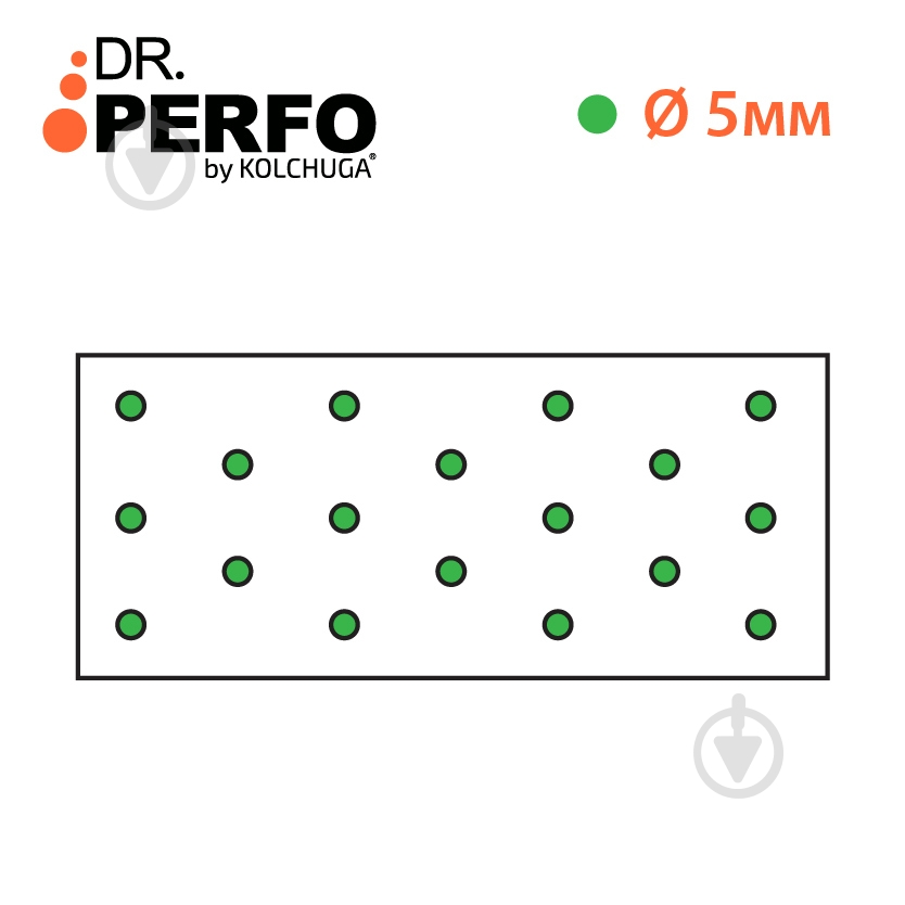 Пластина перфорированная Kolchuga 140х60х2 мм - фото 4 Пластина перфорированная Kolchuga 140х60х2 мм - фото 4
