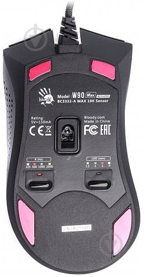 Мышь A4Tech Bloody W90 Max USB Panda White white (Bloody W90 Max USB Panda White) - фото 5 Мышь A4Tech Bloody W90 Max USB Panda White white (Bloody W90 Max USB Panda White) - фото 5