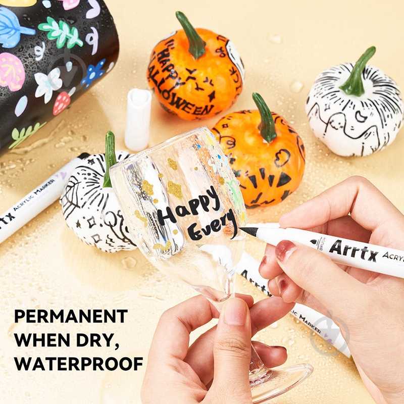 Набір маркерів акрилових Arrtx AACM-0500-10A 10 шт LC303601 - фото 5 Набір маркерів акрилових Arrtx AACM-0500-10A 10 шт LC303601 - фото 5