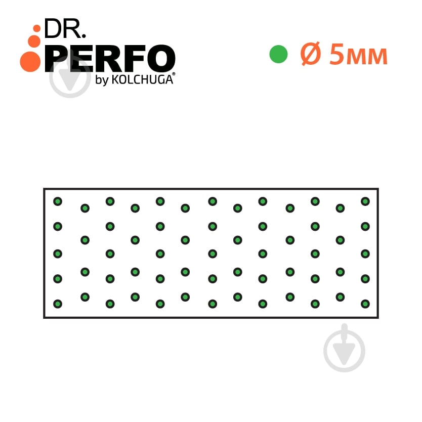 Пластина перфорированная Kolchuga 260х100х2 мм - фото 4