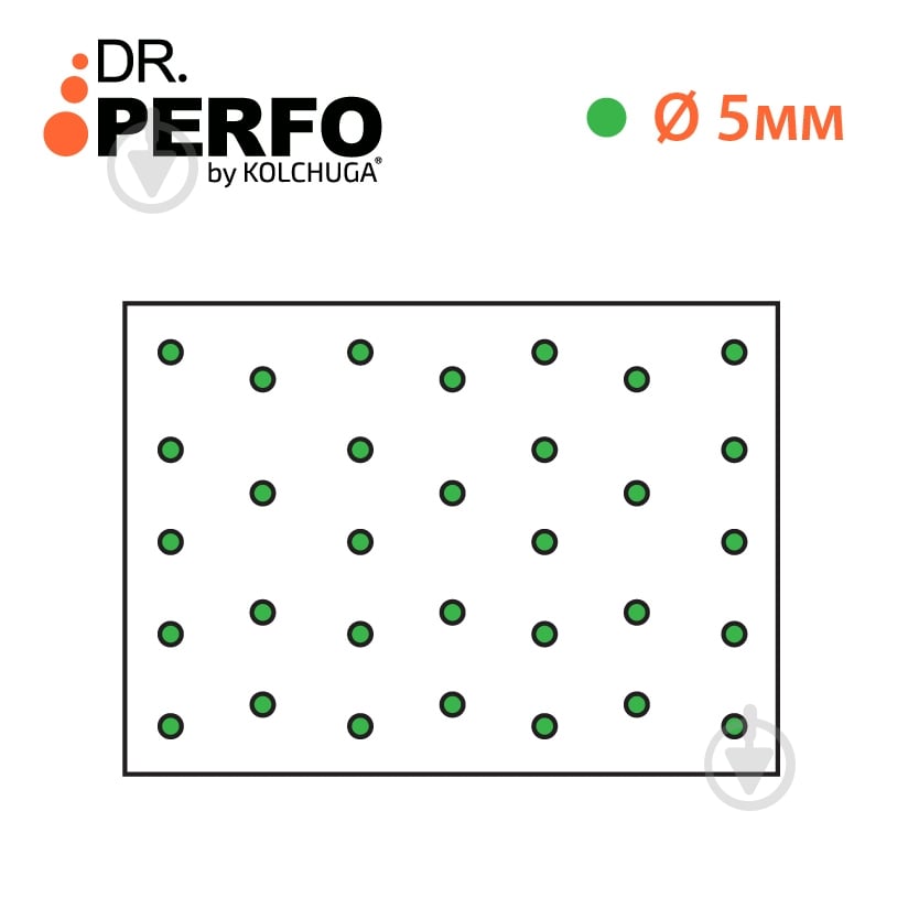 Пластина перфорированная Kolchuga 140х100х2 мм - фото 4