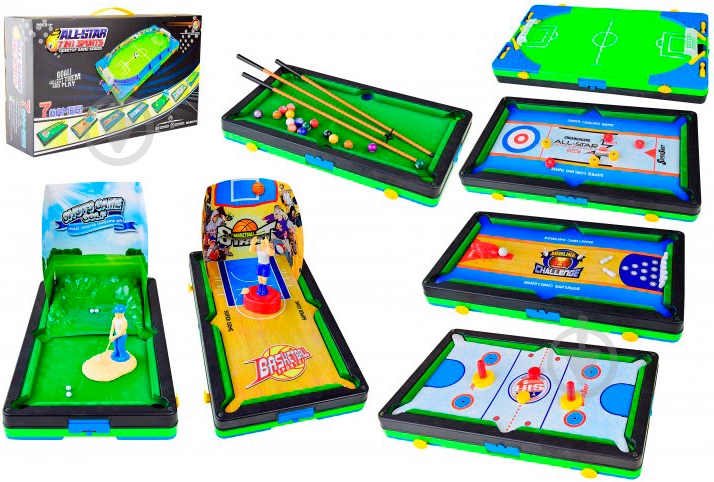 Игра настольная Shantou 7 в 1 B2112 - фото 9 Игра настольная Shantou 7 в 1 B2112 - фото 9