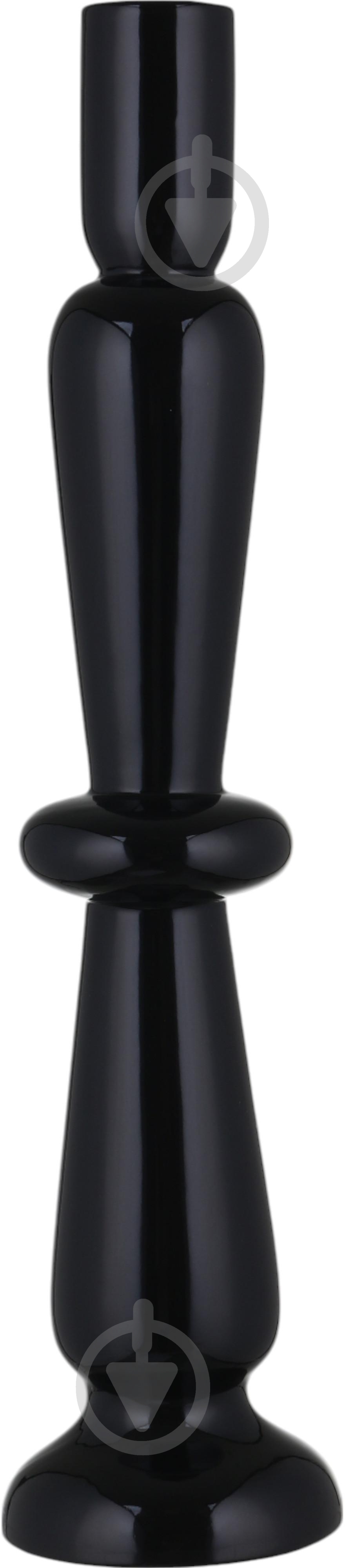 Подсвечник Wide 9х9х39 см черный Inari - фото 1