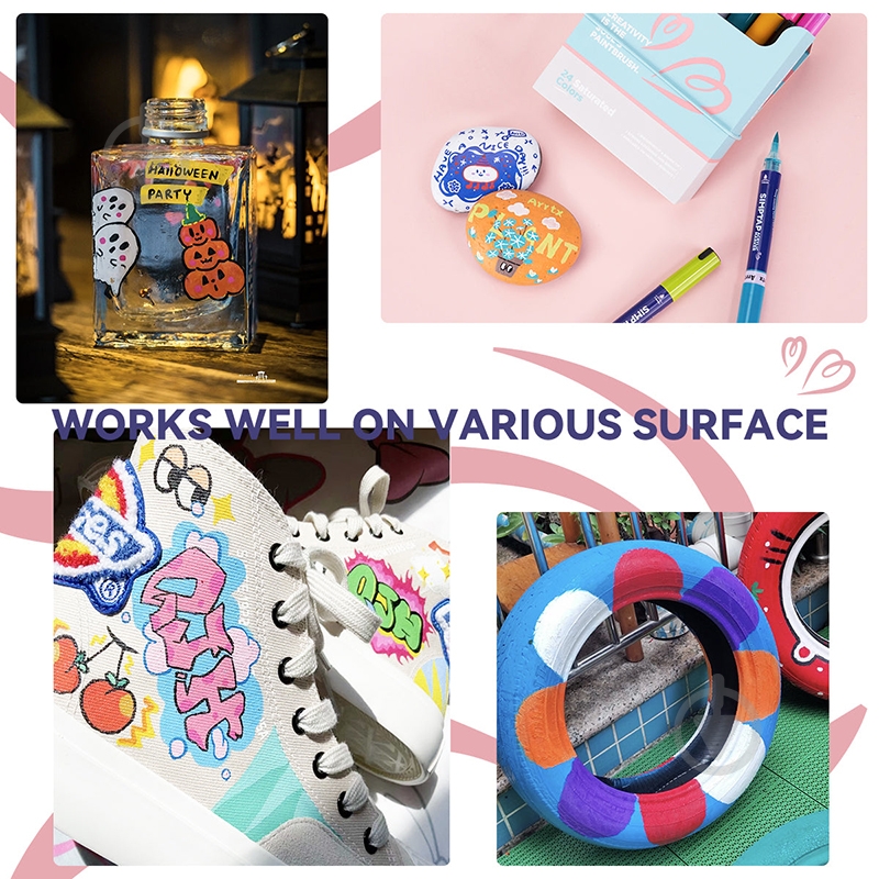 Набір маркерів акрилових Arrtx Simptap AACM-0724B 24 кольори LC303694 - фото 5 Набір маркерів акрилових Arrtx Simptap AACM-0724B 24 кольори LC303694 - фото 5