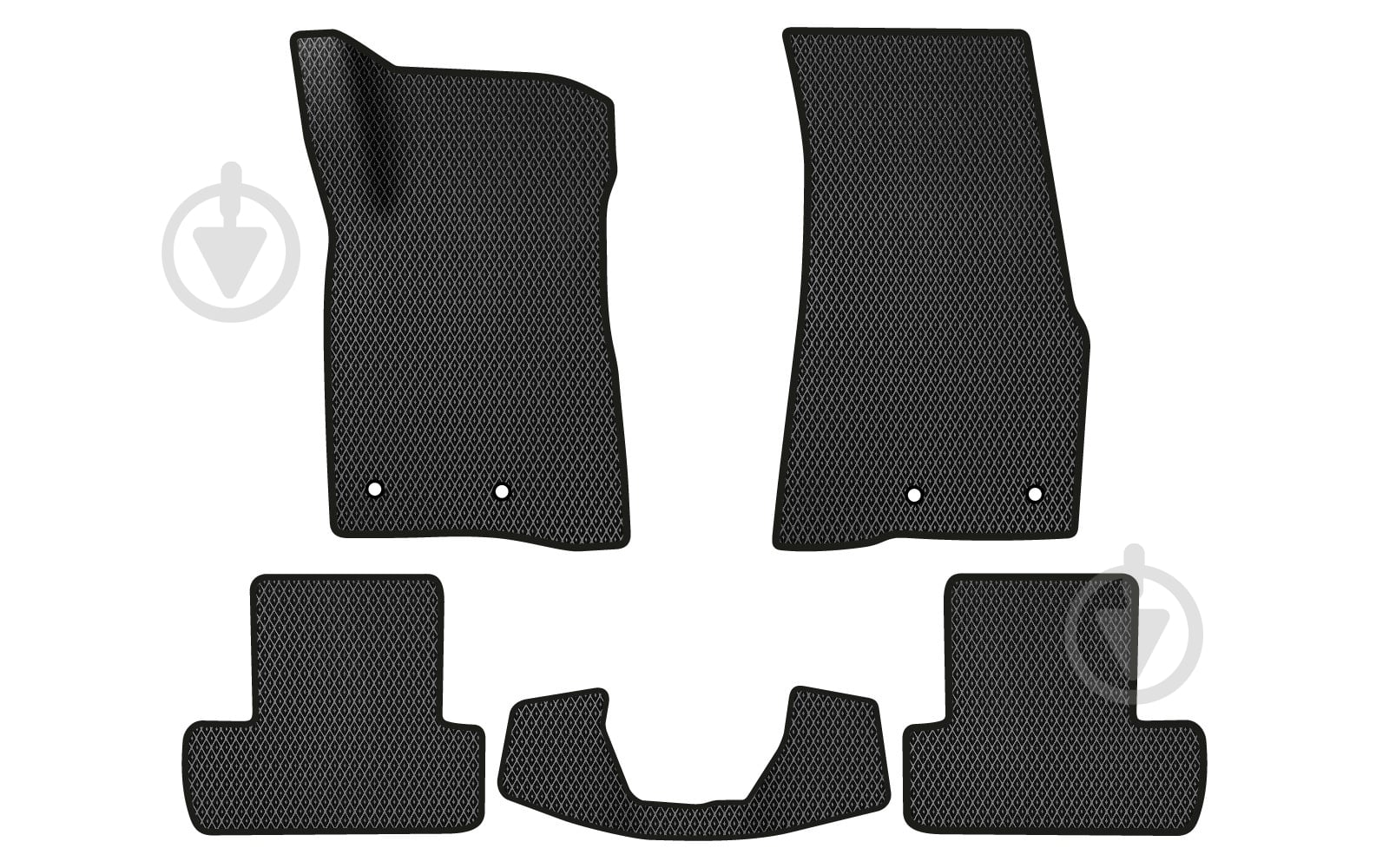 Коврики автомобильные EVAtech Ford Mustang 2012-2014 (FD42658CD5FC4RBB) модельные - фото 1