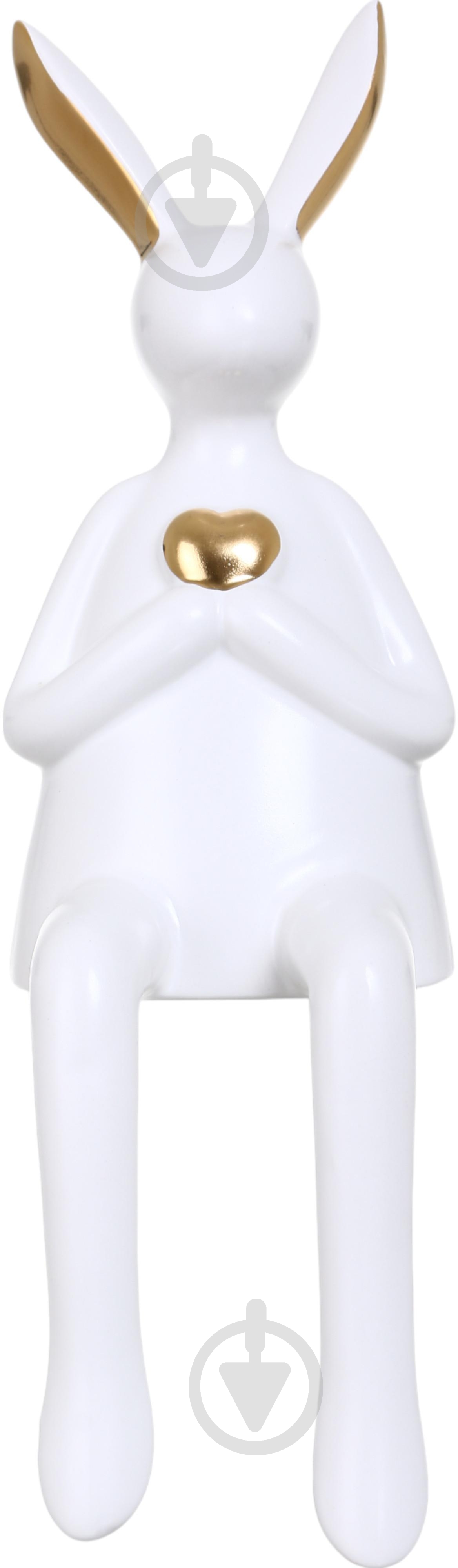 Статуетка Inari Rabbit 29х12х9,5 см білий - фото 1
