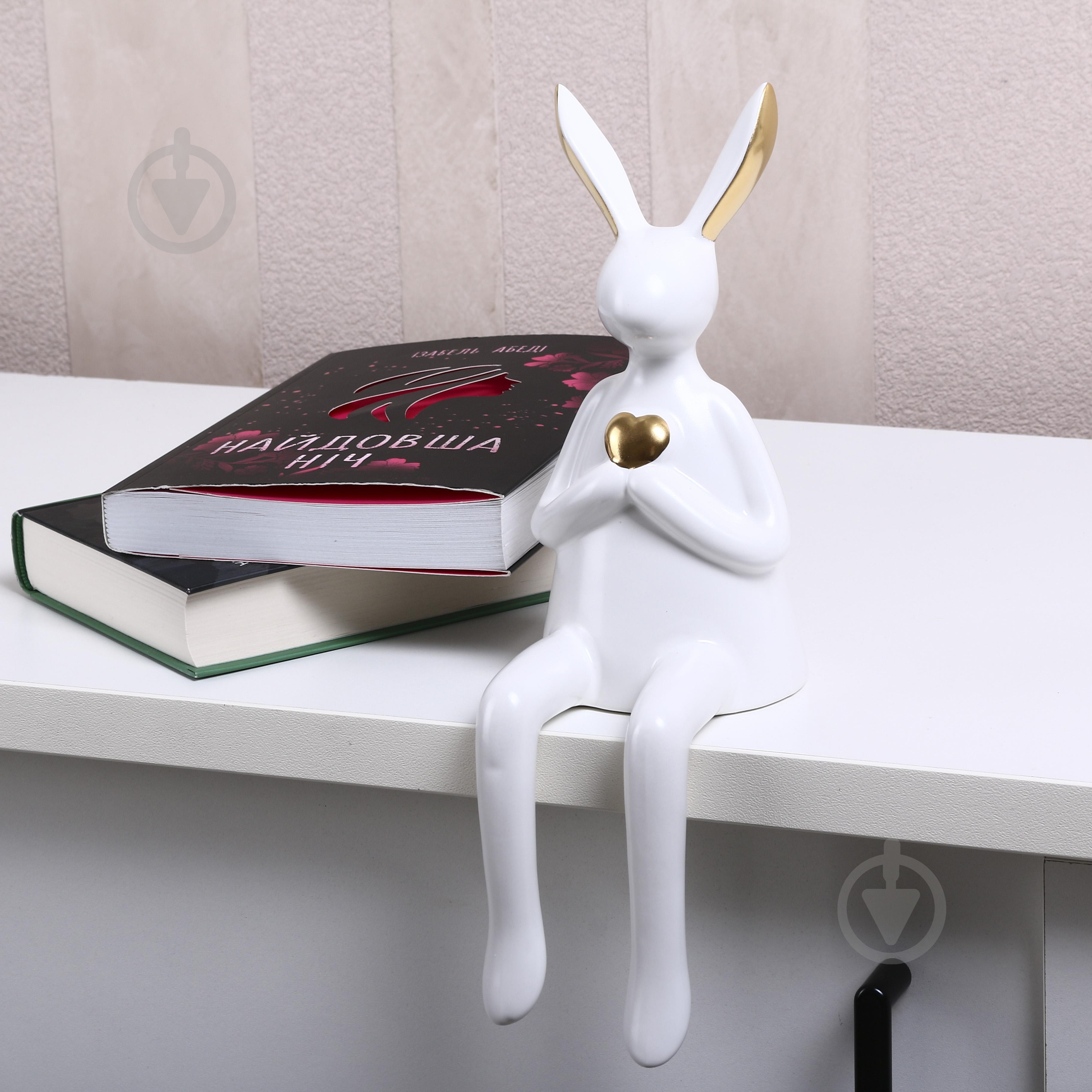 Статуетка Inari Rabbit 29х12х9,5 см білий - фото 4