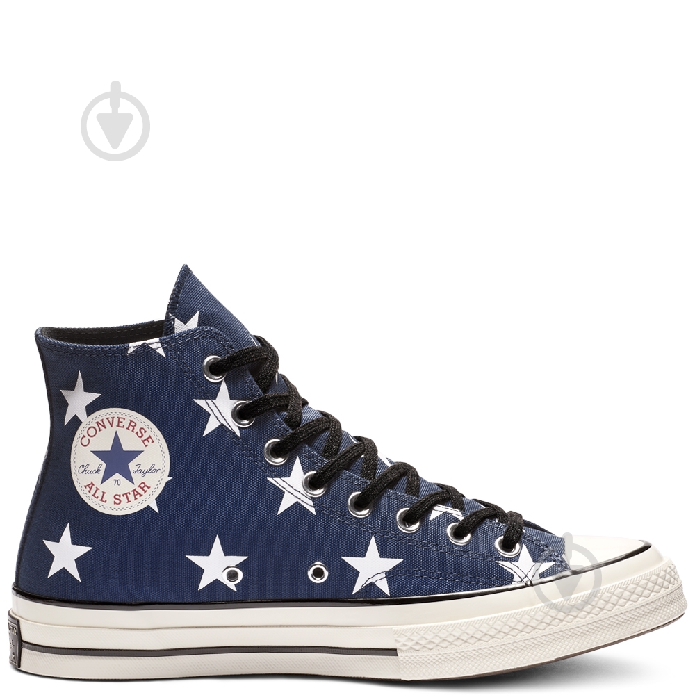 Кеды Converse CHUCK 70 HI 163409C р.36 синий - фото 1 Кеды Converse CHUCK 70 HI 163409C р.36 синий - фото 1