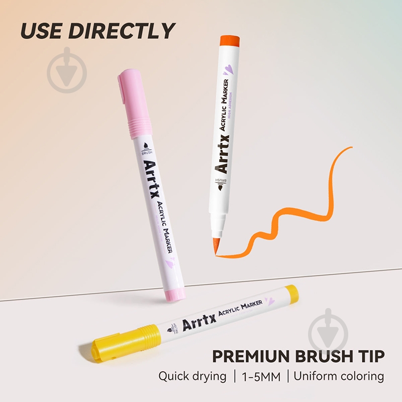 Набір маркерів акрилових Arrtx AACM-0536D 36 кольорів LC303670 - фото 2 Набір маркерів акрилових Arrtx AACM-0536D 36 кольорів LC303670 - фото 2