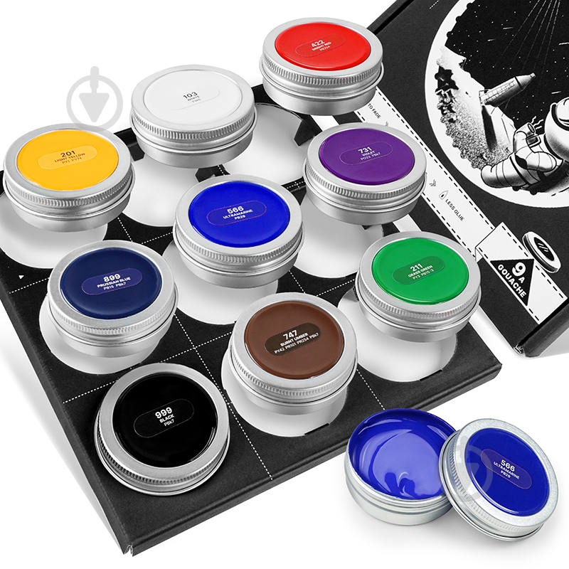 Краски гуашевые 9A 30 мл LC302819 Arrtx - фото 3