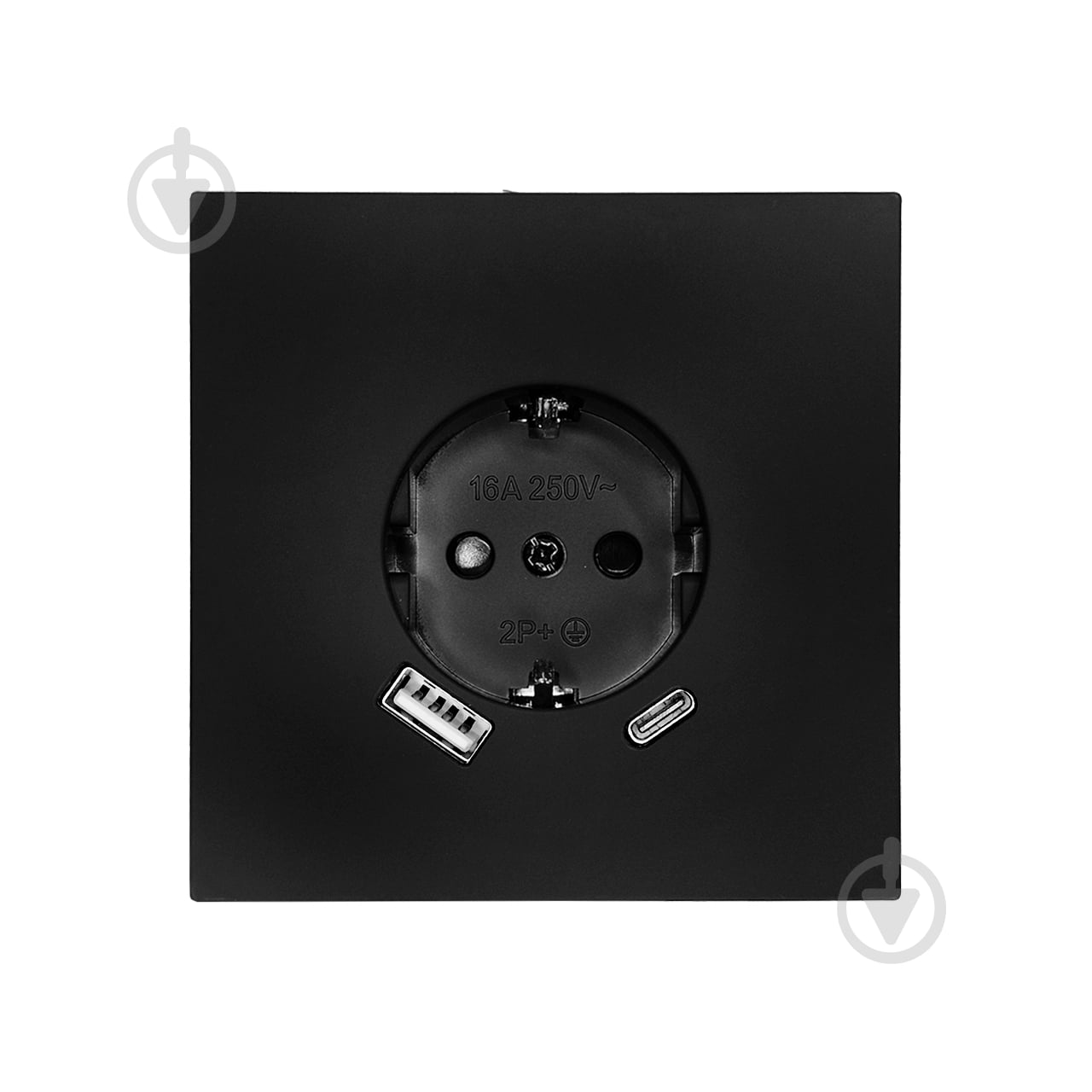Розетка USB HausMark INO IP20 черный PS-USB+TypeC-EU-Black - фото 2 Розетка USB HausMark INO IP20 черный PS-USB+TypeC-EU-Black - фото 2
