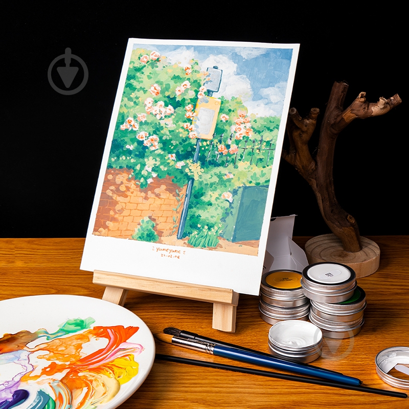 Гуашь белый 30 мл LC302932 Arrtx - фото 10 Гуашь белый 30 мл LC302932 Arrtx - фото 10