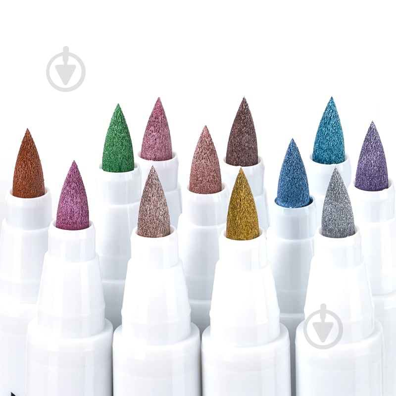 Набор маркеров металлизированных Arrtx AACM-0612A 12 шт LC303649 - фото 2