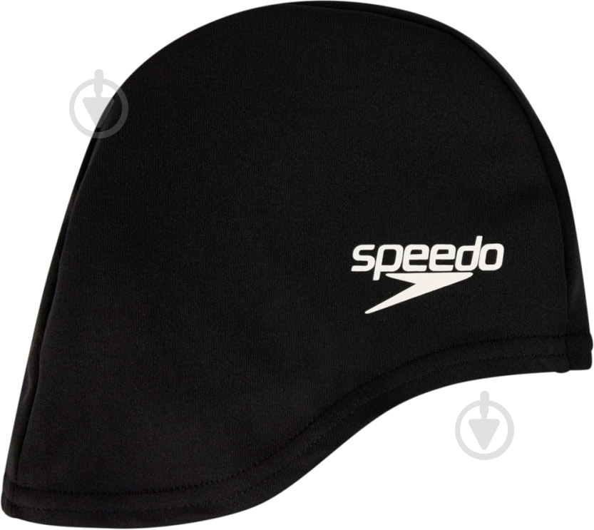 Шапочка для плавания Speedo Polyester Cap Junior 8-710110001 one size черный - фото 1 Шапочка для плавания Speedo Polyester Cap Junior 8-710110001 one size черный - фото 1