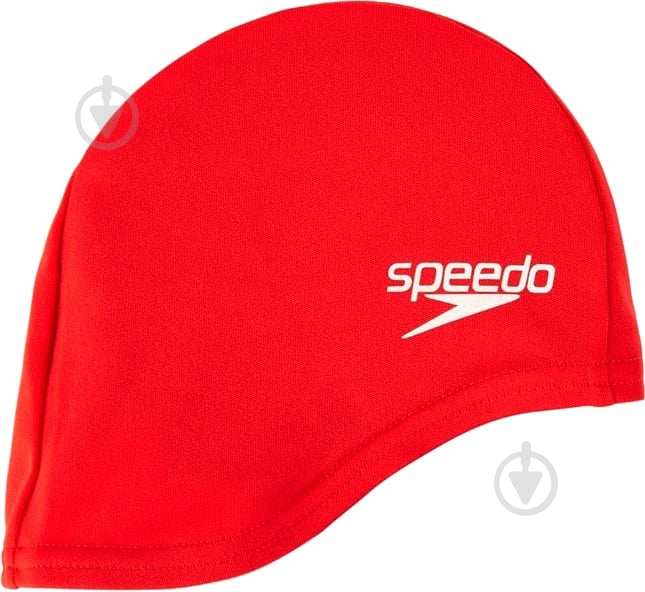 Шапочка для плавания Speedo Polyester Cap Junior 8-710110004 one size красный - фото 1 Шапочка для плавания Speedo Polyester Cap Junior 8-710110004 one size красный - фото 1