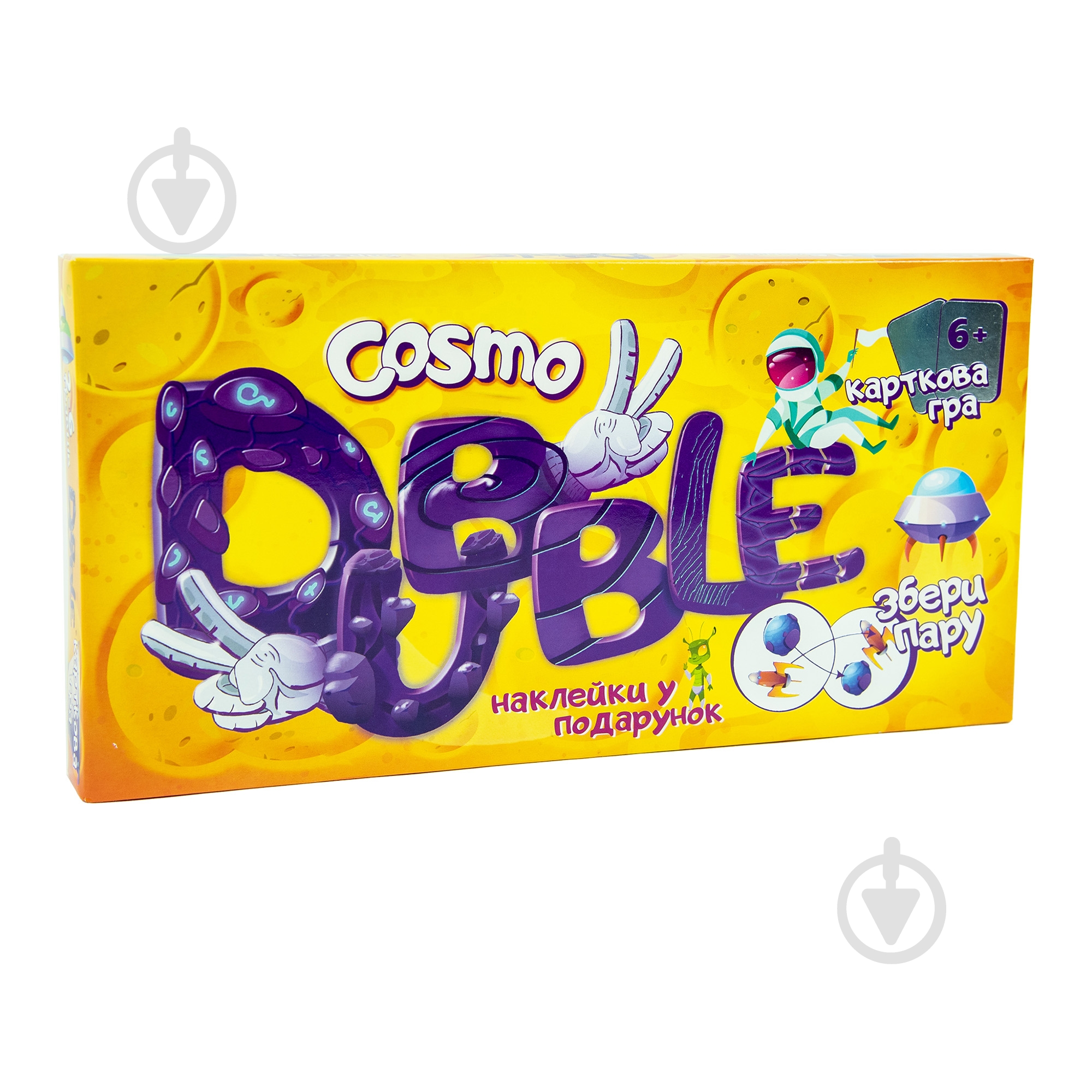 Игра карточная Strateg Cosmo Dubble 30331 - фото 1 Игра карточная Strateg Cosmo Dubble 30331 - фото 1