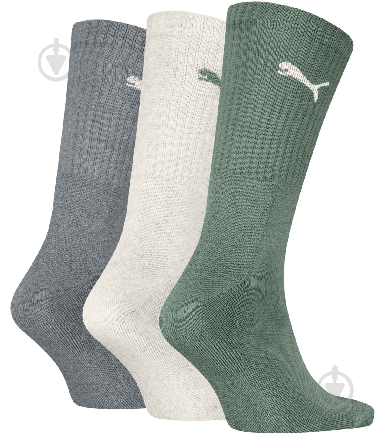 Шкарпетки Puma UNISEX CREW SOCK 3P 88035532 р.39-42 різнокольоровий - фото 2 Шкарпетки Puma UNISEX CREW SOCK 3P 88035532 р.39-42 різнокольоровий - фото 2