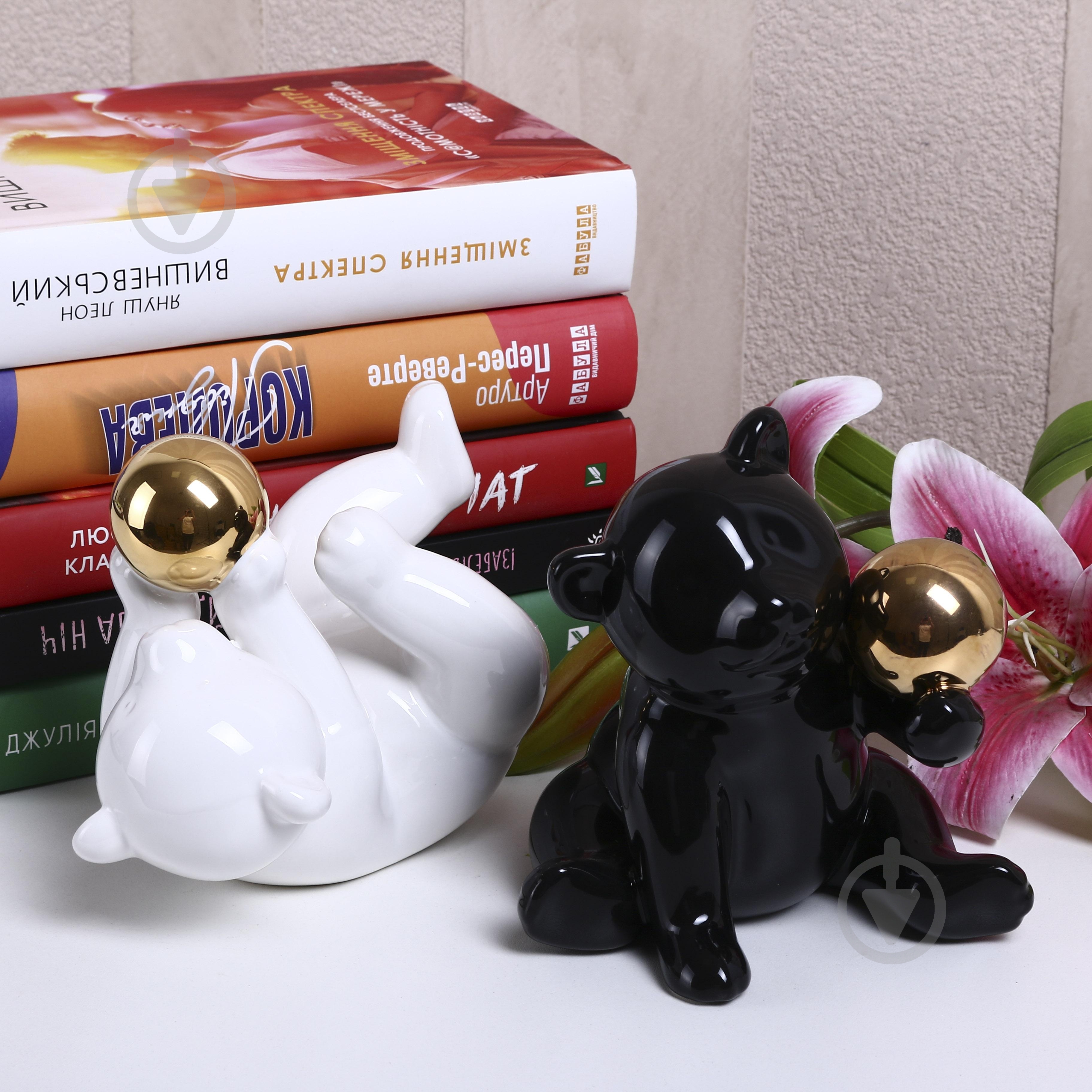 Статуэтка Inari Bear 14х11,5х16 см черный - фото 4